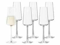 Stölzle Lausitz Power Champagnergläser 6er Set Gläser
