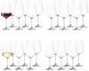 Leonardo Puccini Rotwein- und Weißweingläser 24er Set Gläser
