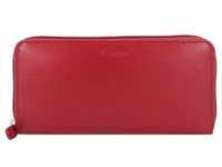 Esquire New Line Geldbörse RFID Leder 19 cm Portemonnaies Rot Damen