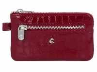 Esquire Nizza Schlüsseletui Leder 12 cm Make-up Organizer rot