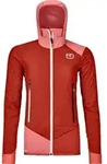 Ortovox Swisswool Col Becchei Hybrid Jacket Women - Softshelljacke - XS - Sunset