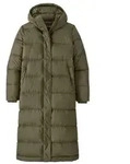 Patagonia W's Silent Down Long Parka - Parka [Special] - L - basin green