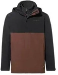 VAUDE Men's Rosemoor 3in1 Jacket - 3-in-1 Kapuzenjacke - S - tobacco