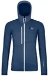 Ortovox Fleece Grid Hoody W &ndash; Fleece-Hoodie Damen - S - blue nunatak