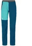 Ortovox Berrino Pant Woman - Softshellhose - S - petrol blue