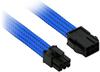 Nanoxia NX6PV3EB, Kabel Nanoxia 6pin PCI-E Verlängerung, 30 cm, blau (NX6PV3EB)