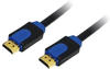 Logilink CHB1102, LogiLink HDMI-Kabel Ethernet A -> A St/St 2.00m Gold (CHB1102)