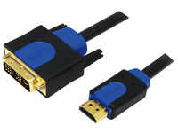 Logilink CHB3102, LogiLink HDMI-DVI-Kabel Anschl. 18+1pin St/St 2.00m sw 1.4