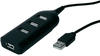 Digitus AB-50001-1, DIGITUS USB 2.0 Hub 4-Port 4 x USB A/F at Connected Cable
