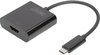 Digitus DA-70852, DIGITUS USB Type-C HDMI Grafik-Adapter 4K/30Hz schwarz Kabel und