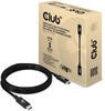 Club 3D CAC-1575, Club 3D Club3D Kabel USB 4 Typ C PD 240W / 4K / 20Gbps 2m St/St