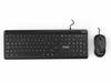 INCA IMK-377, INCA Tastatur IMK-377 Corded Set, Silent Tasten, USB, SW retail