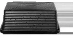 ASA Butterdose, black 15,3 x 11,6 cm, h. 7 cm