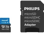 Philips MicroSDXC Card 512GB Class 10 UHS-I U3 incl. Adapter