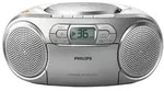 Philips AZ127 - Ghettoblaster - 2 Watt - Silber