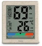 Hama Thermometer und Hygrometer Ponza", digital, f&uuml;r innen, Beige"
