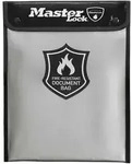 Master Lock Feuerbest&auml;ndige Dokumententasche 2,8l