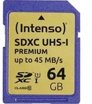 Intenso Premium - Flash-Speicherkarte - 64 GB - UHS Class 1 / Class10 - SDXC UHS...