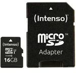 Intenso - Flash-Speicherkarte (microSDHC/SD-Adapter inbegriffen) - 16 GB - UHS C...