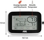ADE Funk-Bratenthermometer schwarz-wei&szlig;