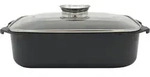Delta Br&auml;ter Aluguss, mit Glasdeckel, L&auml;nge: 345 mm, Breite: 240 mm