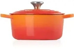Le Creuset BR&Auml;TER RUND SIG 22 CM OFENROT