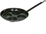 Riess Augen/Spiegelei/Pfanne &Oslash;26cm Mini-Pancakes Classic Schwarz Emaille