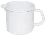 Riess Schnabeltopf &Oslash;16cm 2L Weiss Emaille