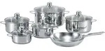Peperoni Kochtopfset 11 tlg., Edelstahl