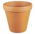 SPANG Blumentopf Ton &Oslash;18cm konisch natur