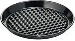 Riess Grilltasse mit Saftrille &Oslash;32cm Schwarz Emaille