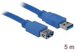 Delock Verl&auml;ngerungskabel USB 3.0 Typ-A Stecker > USB 3.0 Typ-A Buchse 5 m blau