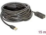 Delock Kabel USB 2.0 Verl&auml;ngerung, aktiv 15 m