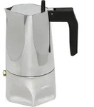 Alessi Mokka Espressomaschine MT18/3 silber