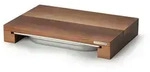 Continenta Multifunktionsbrett mit Edelstahl-Schublade Walnuss 4210