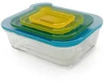 Joseph Joseph Nest Storage 4 teiliges Glasset mit Deckel