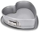 St&auml;dter Springform Herz &oslash; 26 cm / H 7 cm Silber