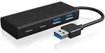 RaidSonic ICY BOX IB-HUB1426-U3 - Hub - 2 x SuperSpeed USB 3.0 + 2 x USB-C - Des...