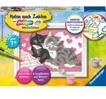 Ravensburger CreArt 28467 - Kuschelkatzen - Malen nach Zahlen f&uuml;r Kinder ab 7 J...