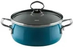 Riess Kasserolle mit Glasdeckel &Oslash;16cm 1 Liter Nouvelle Aquamarin extra stark