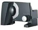 GRAEF Allesschneider SKS100 Linie100 schwarz rund Restehalter Kunststofftablett