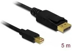 Delock Kabel Displayport mini Stecker > Displayport Stecker 5 m