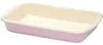 Riess Auflaufform 32x19cm Pastell-Rosa Emaille