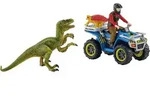 Schleich Dinosaurs 41466 Flucht auf Quad vor Velociraptor