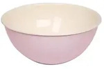 Riess Obst und Salatsch&uuml;ssel &Oslash;26cm 3,5L Pastell Rosa Emaille