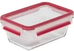 Emsa ClipClose Glass Vorratsdose 850 ml Glas Rot