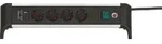 Brennenstuhl 1391040420 power extension 1.8 m 4 AC outlet(s) Indoor Black, Silve...