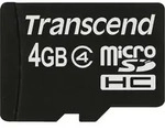Transcend microSDHC 4GB Class 4