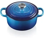 Le Creuset BR&Auml;TER RUND SIGNATURE 20 CM AZURE