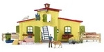 Schleich Farm World 42605 Gro&szlig;er Stall m.Tieren u. Zubeh&ouml;r